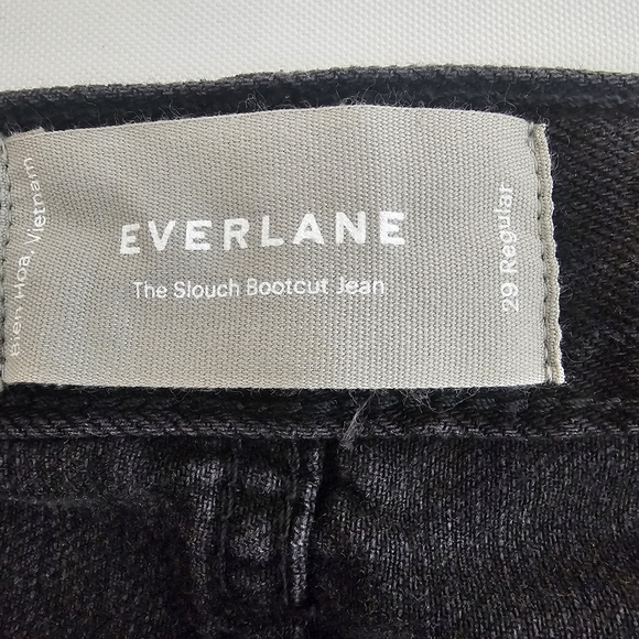 Everlane The Slouch Bootcut Jeans Stormy Ash Size 29 Mid Rise Non-Stretch - Picture 6 of 11